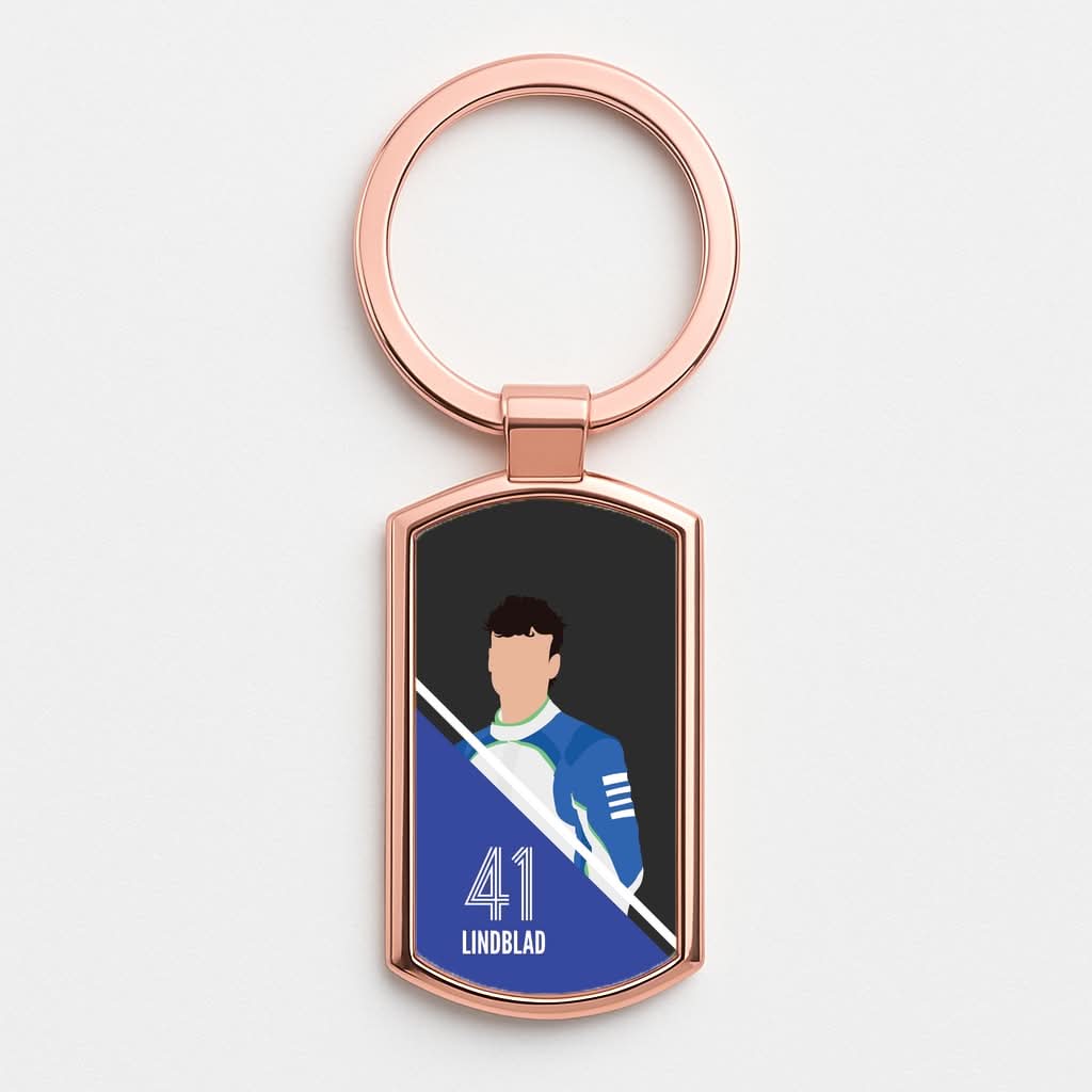 Lindblad 2026 Rose Gold Keyring