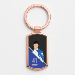 Lindblad 2026 Rose Gold Keyring
