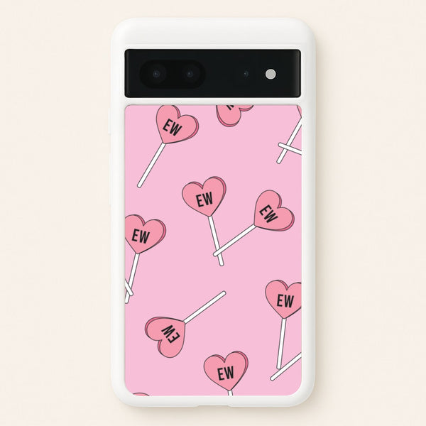 Ew Love Heart Lolipops Pattern Google Pixel 7 Case