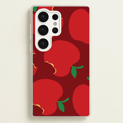 Teacher Apples Pattern Galaxy S25 Ultra Case
