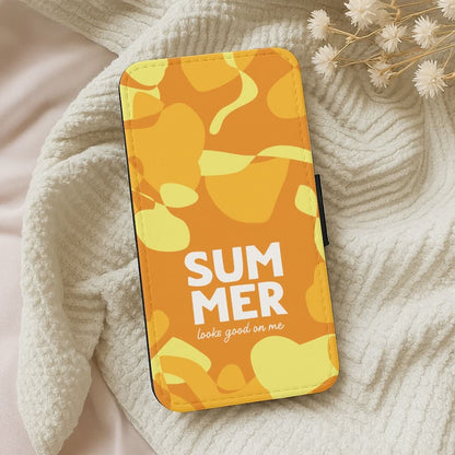 Summer Looks Good On Me Leather Phone Case