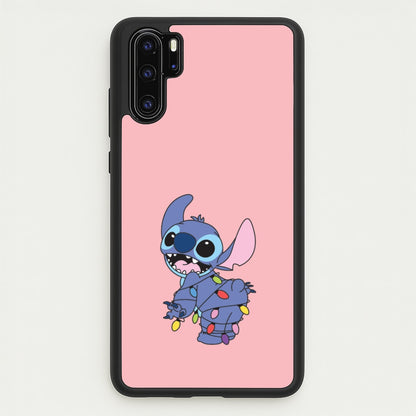 Cute Blue Alien Fairylights Huawei P30 Pro Case