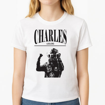 Charles Red And Gold Womens T-Shirt