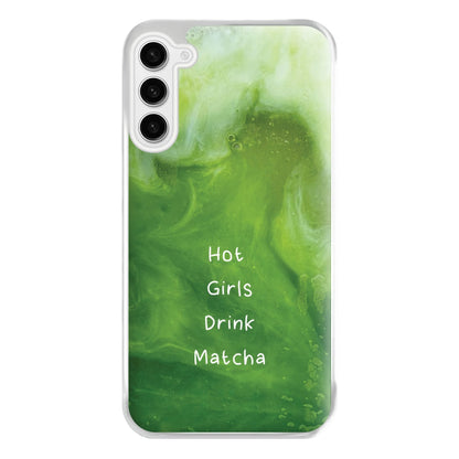 Hot Girls Drink Matcha Galaxy S23 Case