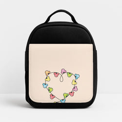 Cartoon Mouse Christmas Fairylights Heart Insulated Lunch Bag