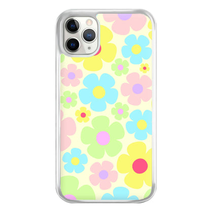 Rainbow Flowers Pattern Phone Case