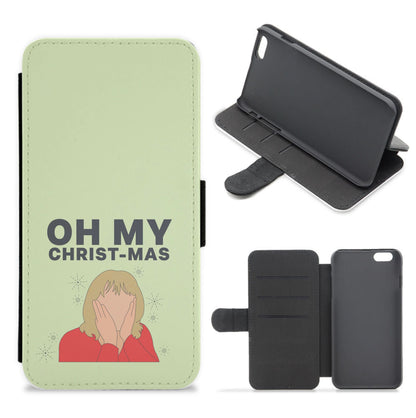 Oh My Christ-Mas Flip / Wallet Phone Case