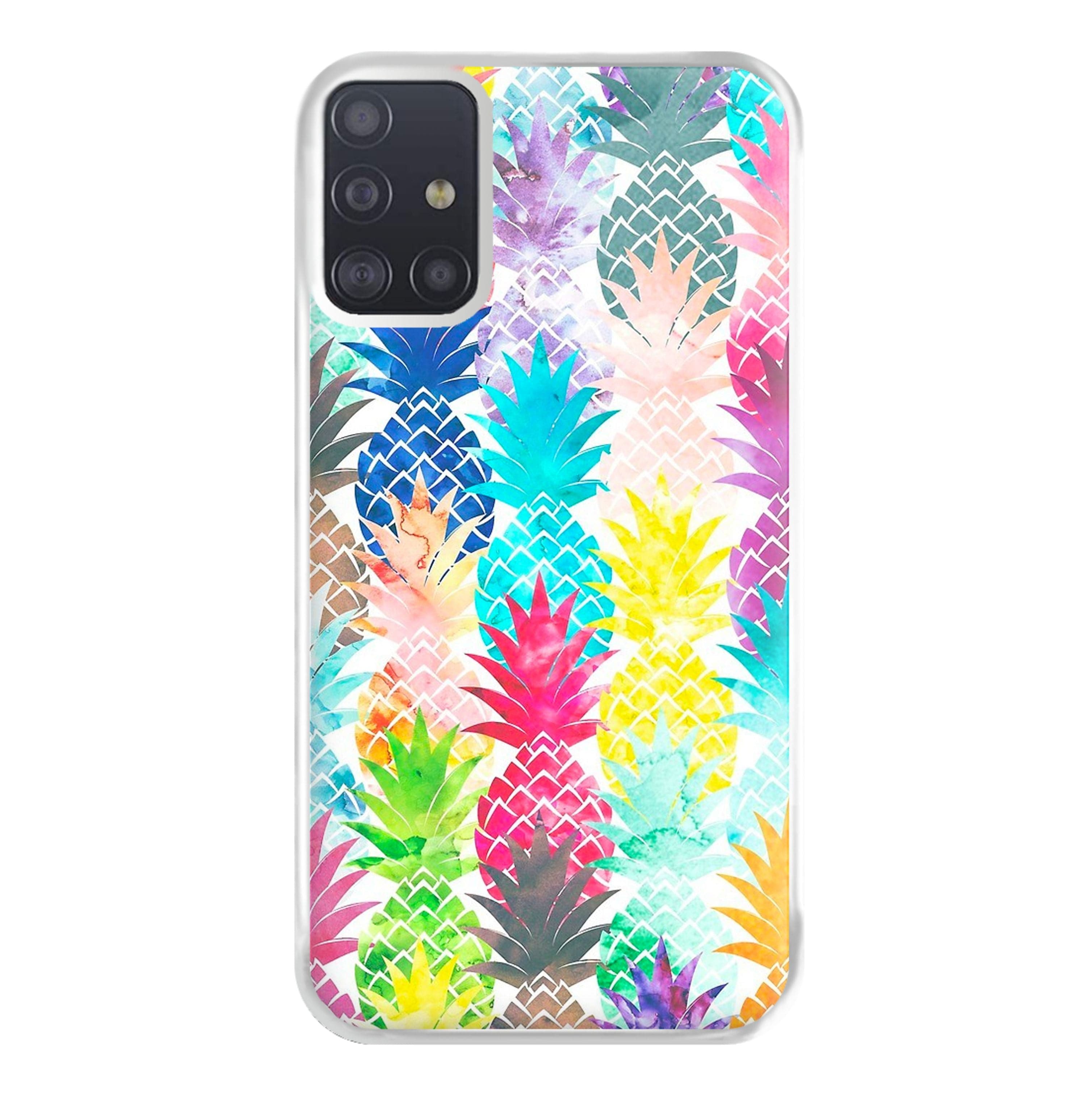 Watercolour Pineapple Pattern Phone Case