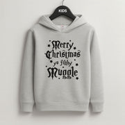Merry Christmas You Filthy Muggle Kids Hoodie 2