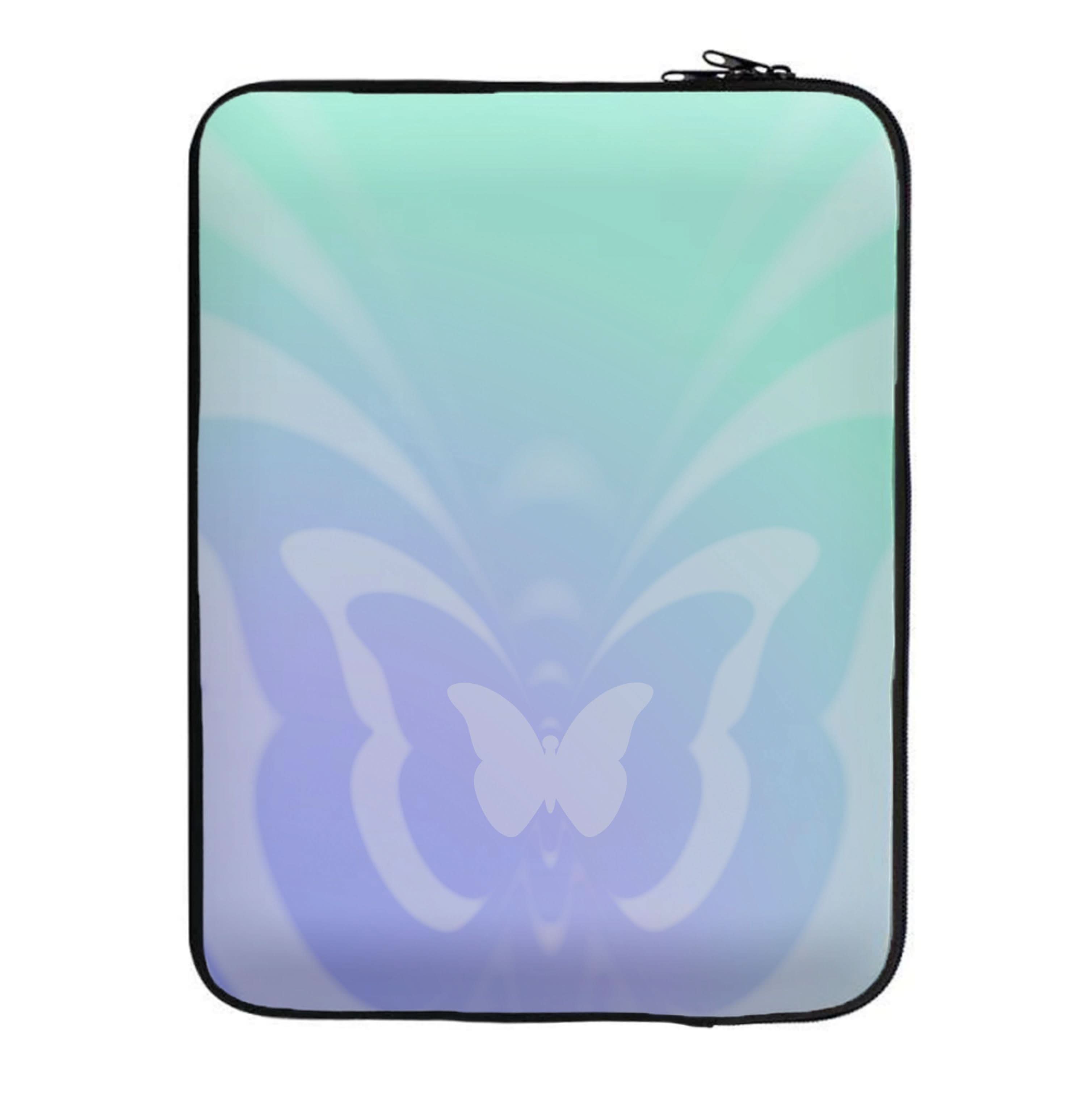 Butterfly Gradient Purple Laptop Sleeve