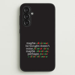 Green Creature Quote Galaxy S23FE Case
