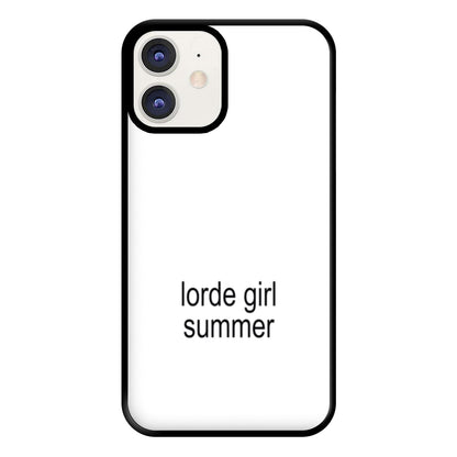 Lorde Girl Summer iPhone 11 Case