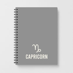 Capricorn Pastel Zodiac Notebook