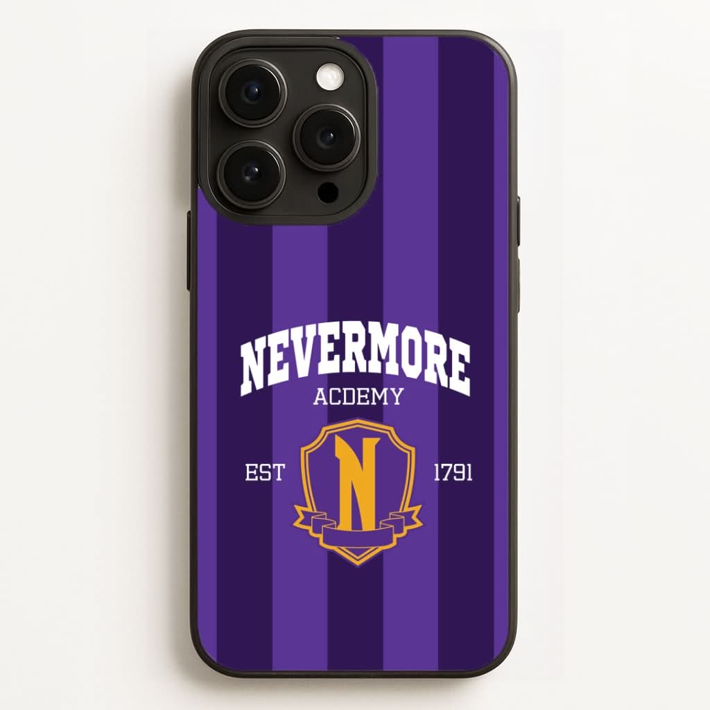 Addams Academy Purple Phone Case