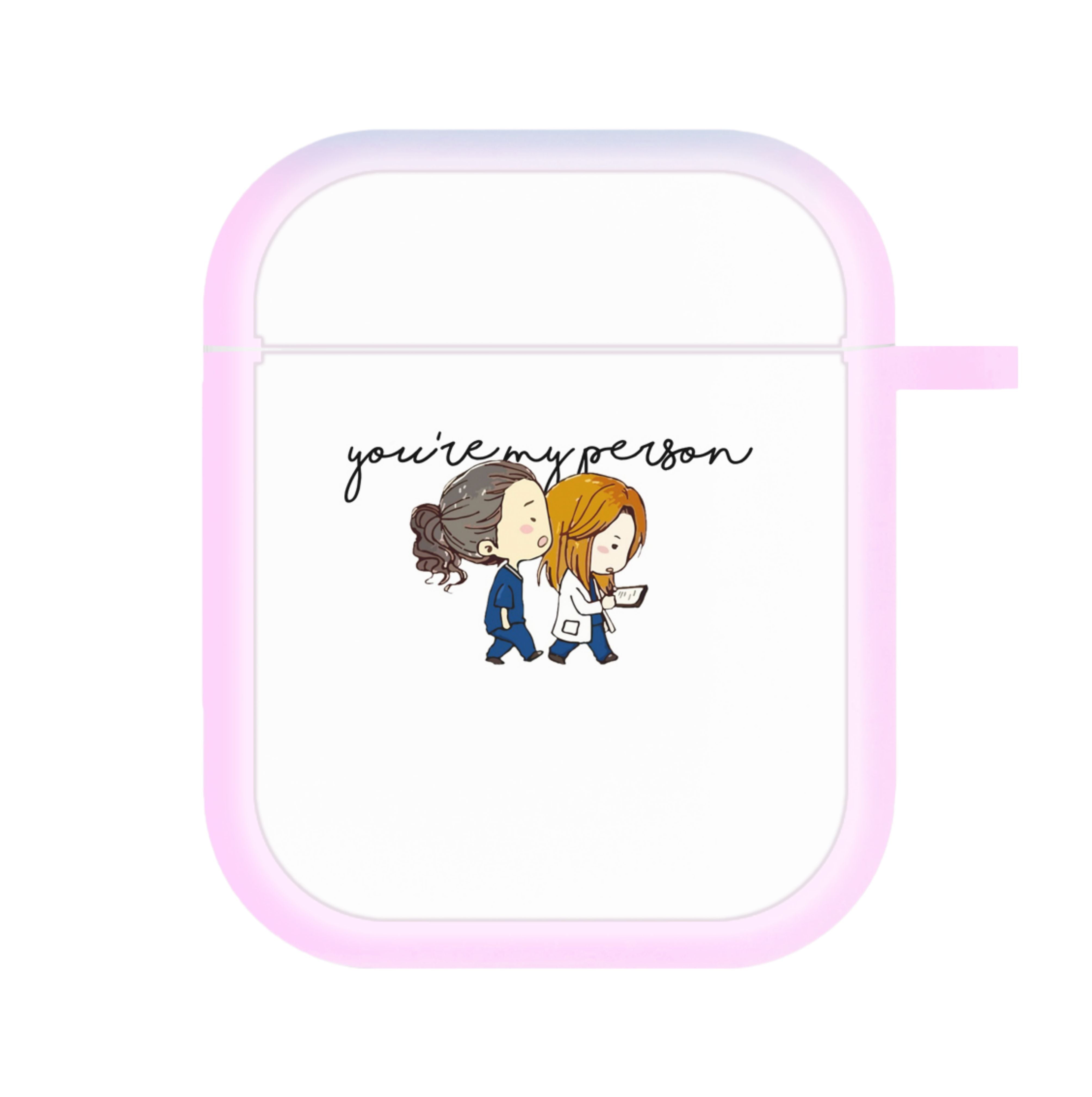 You're My Person Cartoon - Grey's AirPods Case