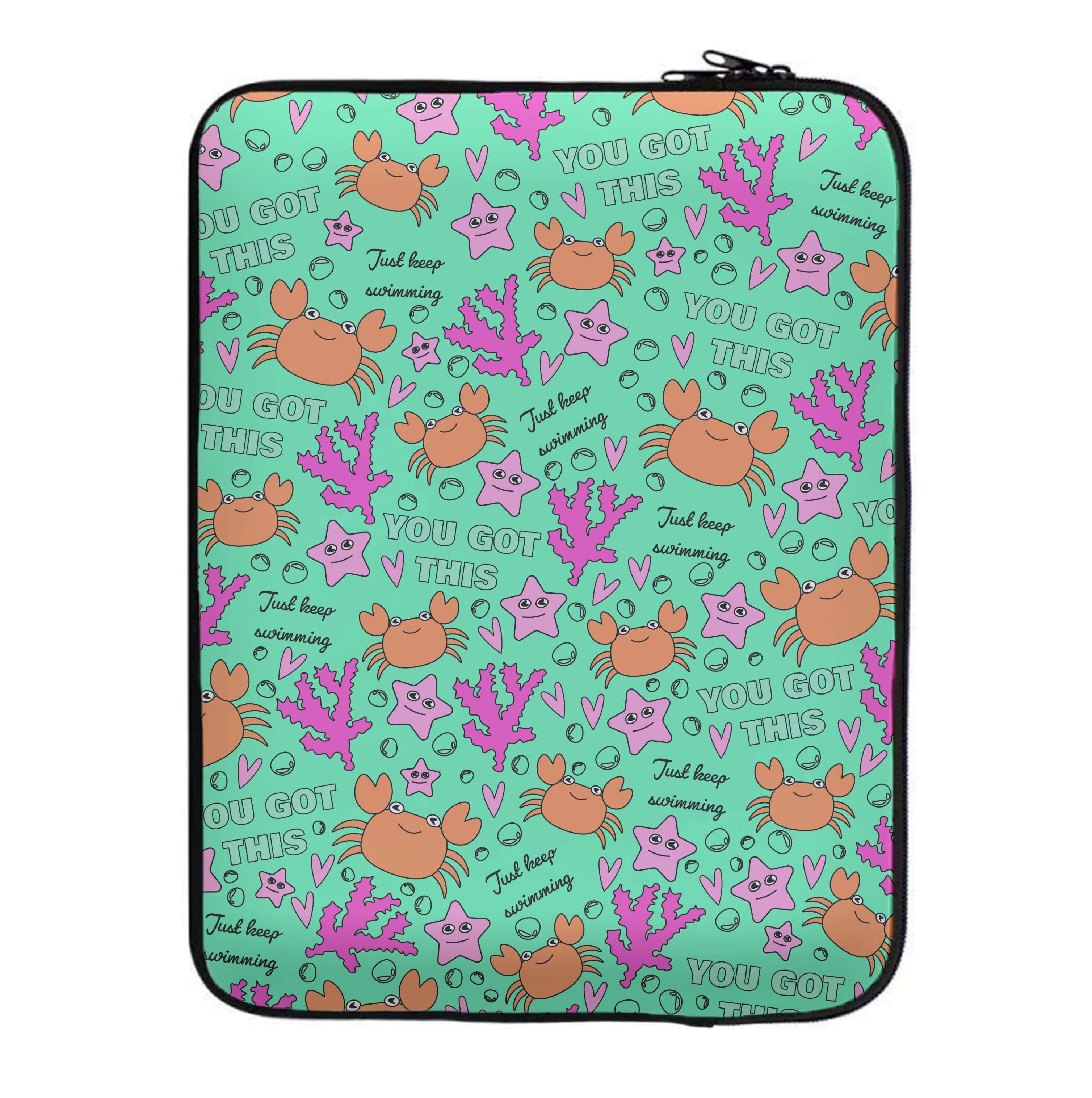 Crabs - Animal Patterns Laptop Sleeve