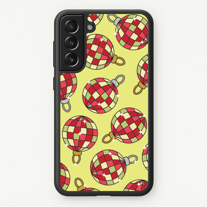 Disco Baubles Pattern Galaxy S22 Case