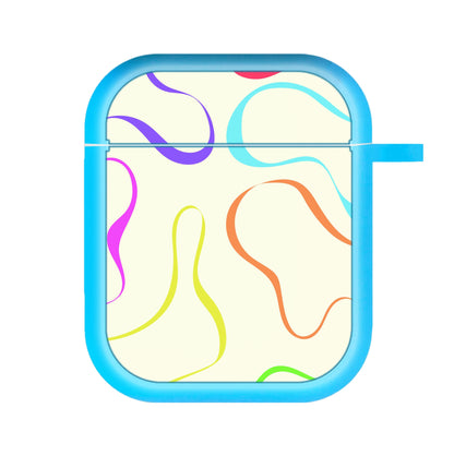 Rainbow Ribbons AirPods Case