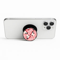Merry Christmas Cartoon Mouse Pattern Phone Stand