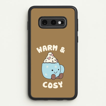 Hot Cocoa Plush Quote Galaxy S10e Case