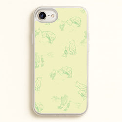 Sketched Winnie Pattern iPhone 6 Plus / 7 Plus / 8 Plus Case
