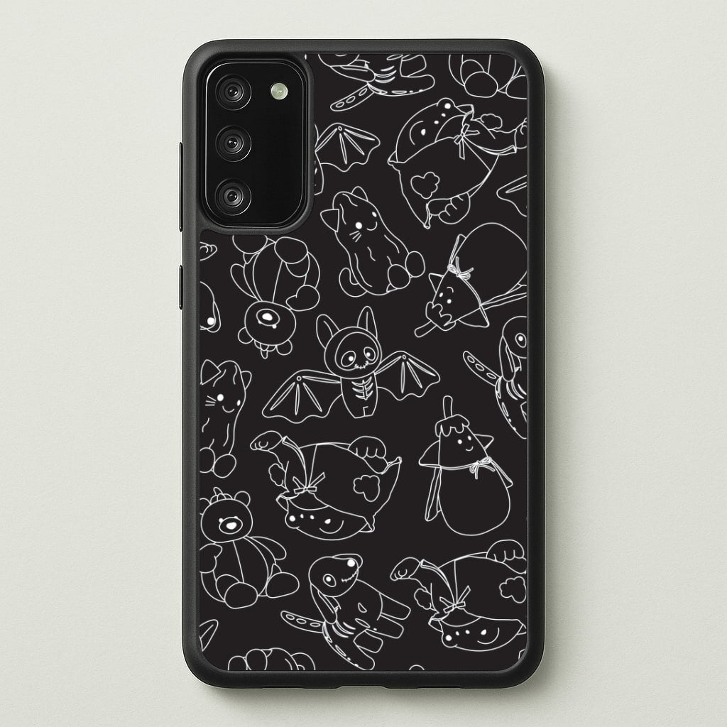 Halloween Plushies Pattern II - Halloween Galaxy S20FE Case
