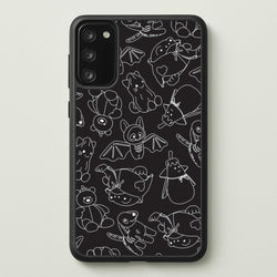 Halloween Plushies Pattern II - Halloween Galaxy S20FE Case