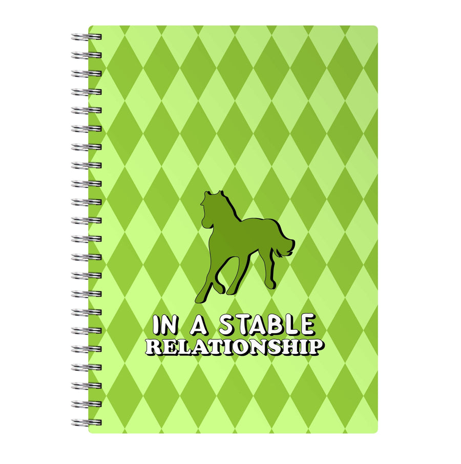 In A Stable Relationship - Horses Notebook