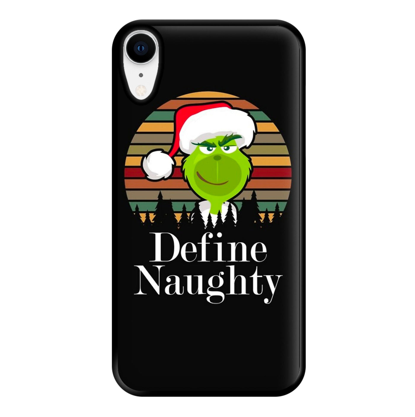 Define Naughty - Christmas Grinch Phone Case