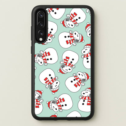 Cartoon Beagle Snowman Pattern Huawei P20 Pro Case