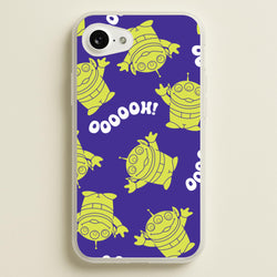 Toy Aliens Silhouette Pattern iPhone 16e Case