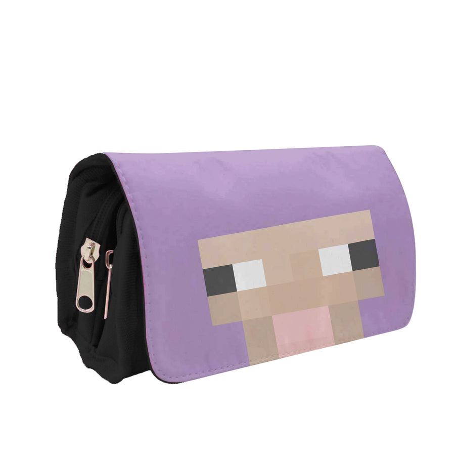 Purple Sheep Pencil Case