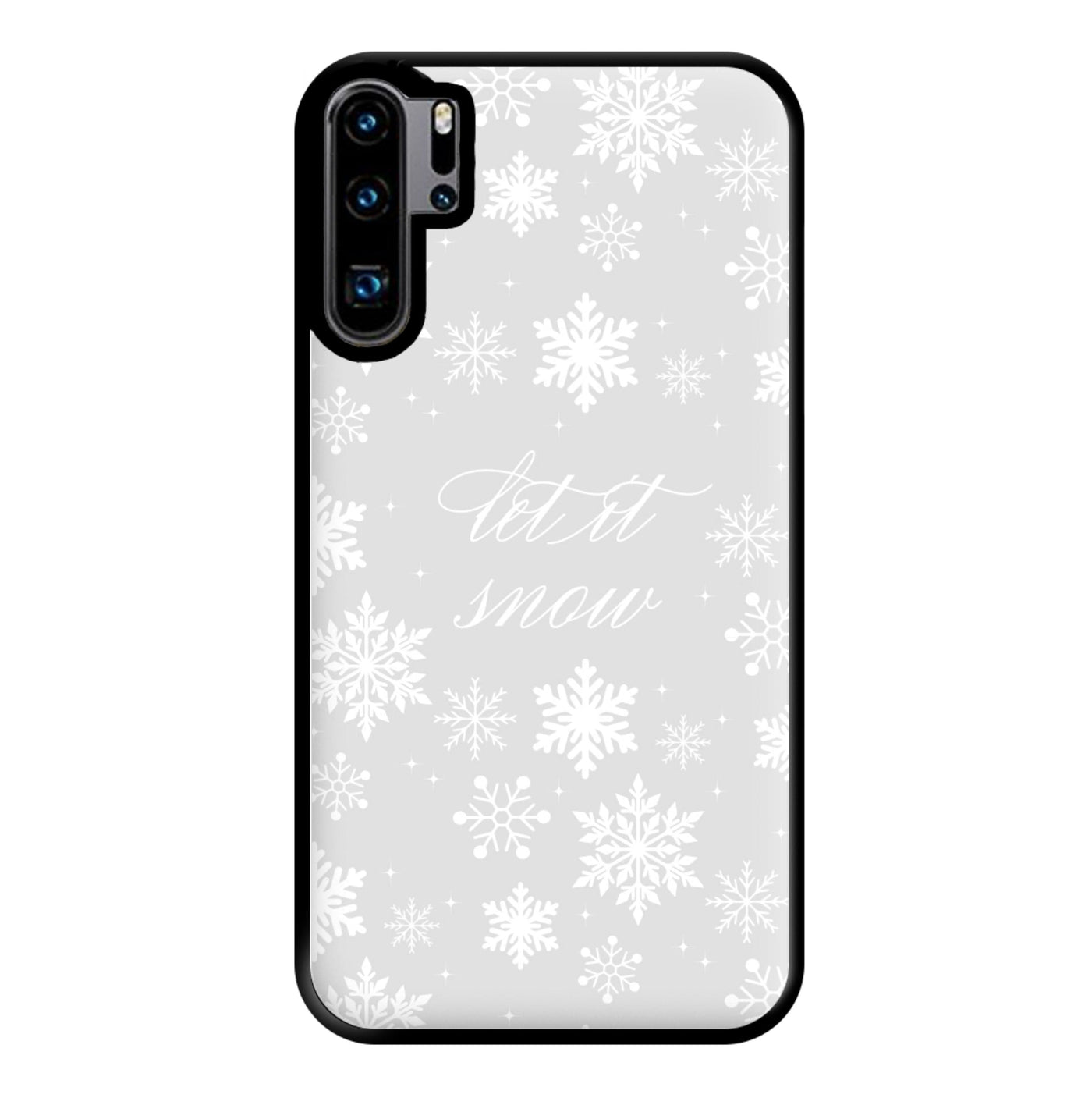 Let It Snow Christmas Pattern Phone Case