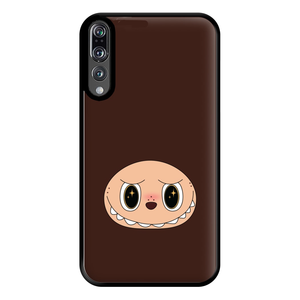Cute Brown Monster Face Huawei P20 Pro Case