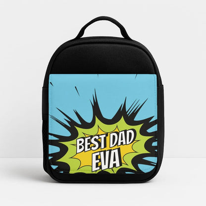 Comic Book Best Dad Eva Insulated Lunch Bag