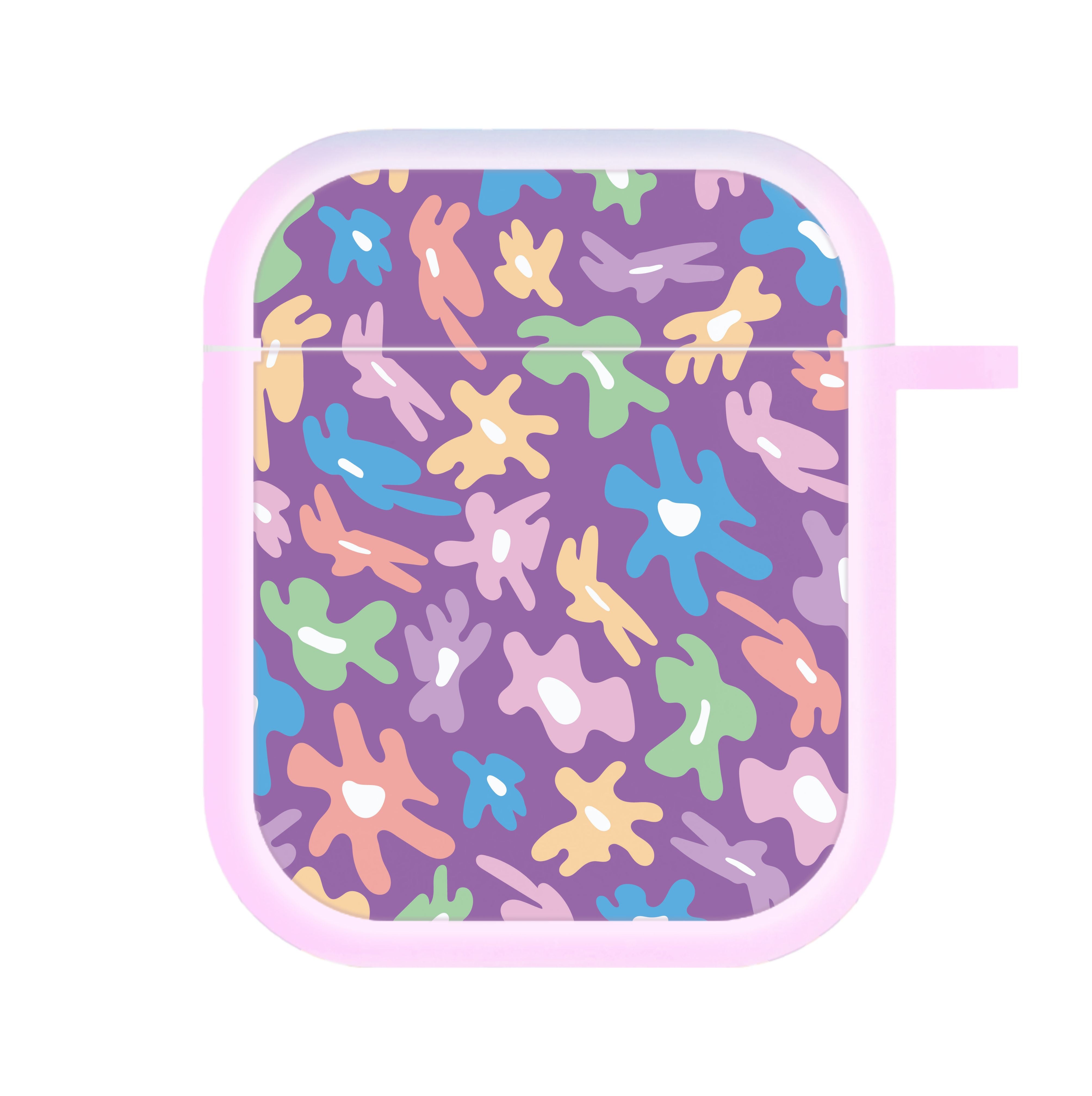 Abstract Flowers- Floral Patterns AirPods Case