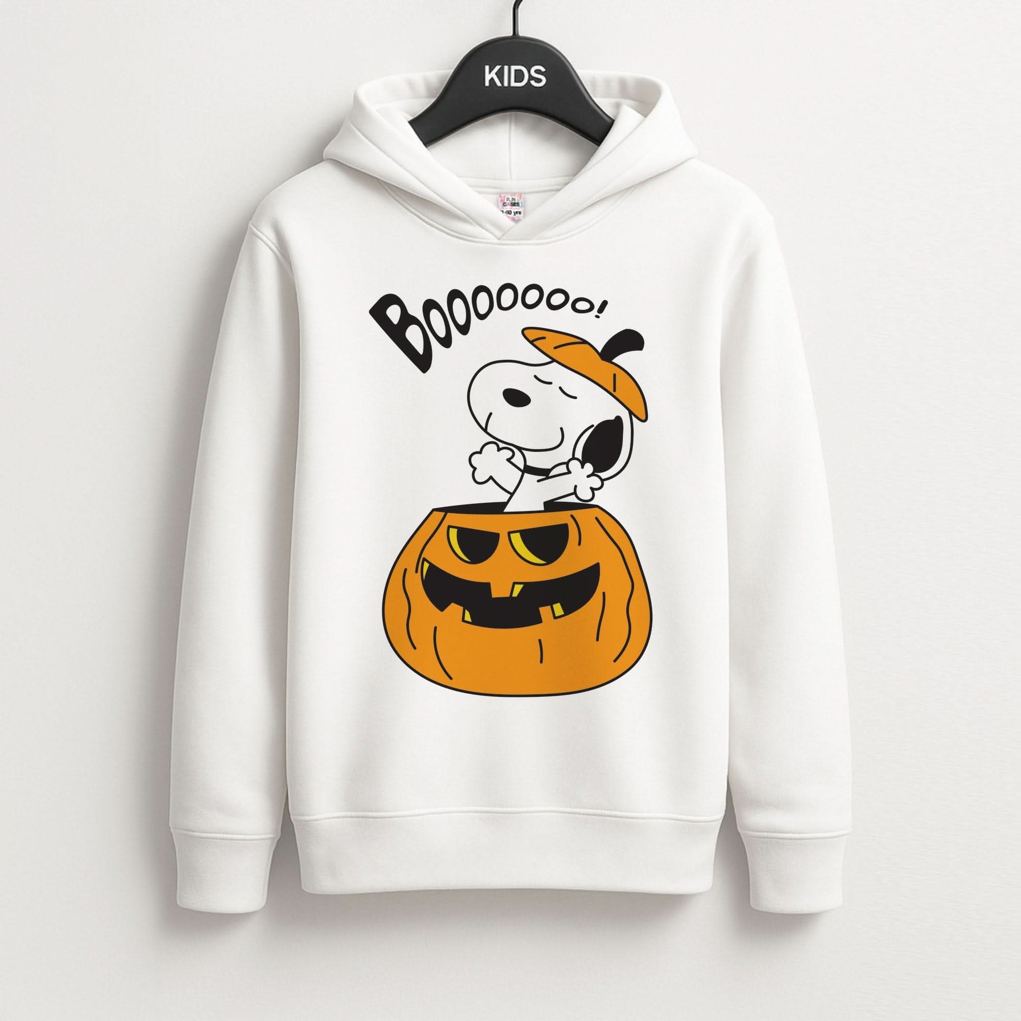 Cartoon Beagle Pumpkin Kids Hoodie