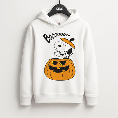 Cartoon Beagle Pumpkin Kids Hoodie