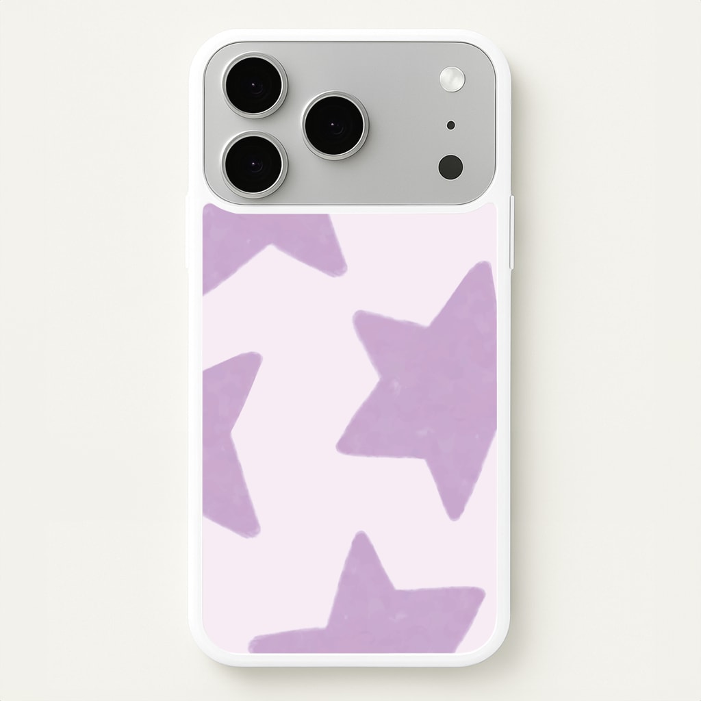 Lilac Stars iPhone 17 Pro Case