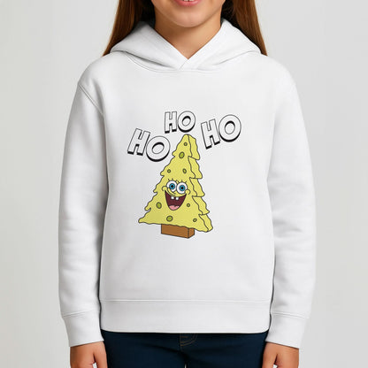 Christmas Tree Cartoon Sponge Girls Hoodie