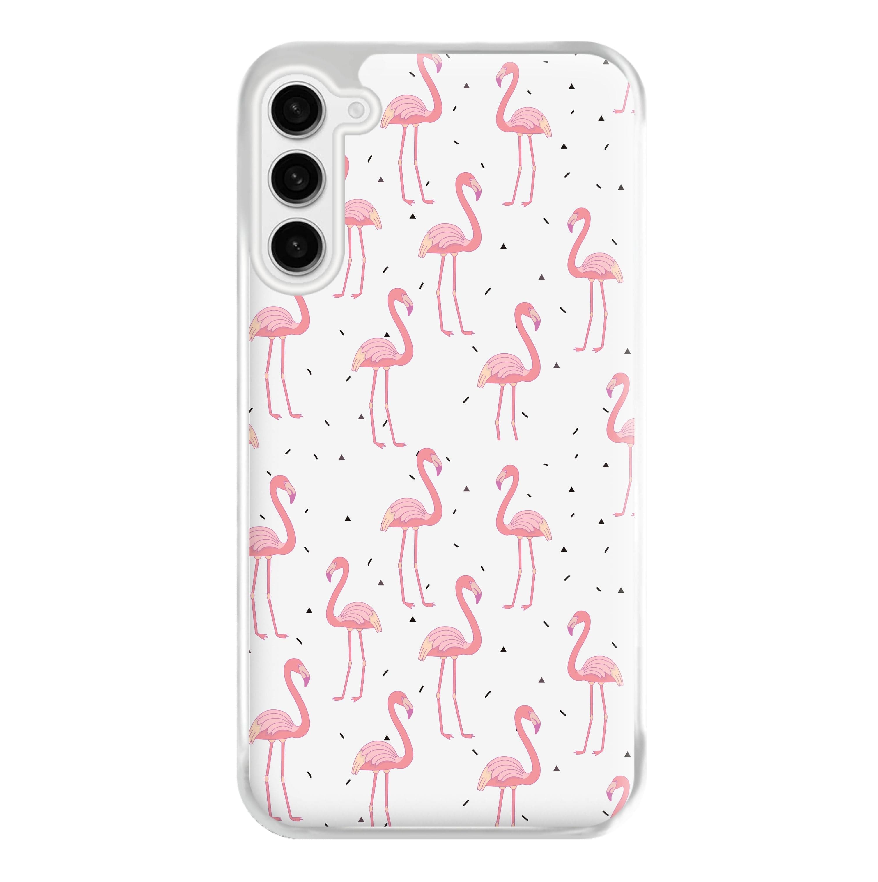 Pink Flamingo Pattern Phone Case