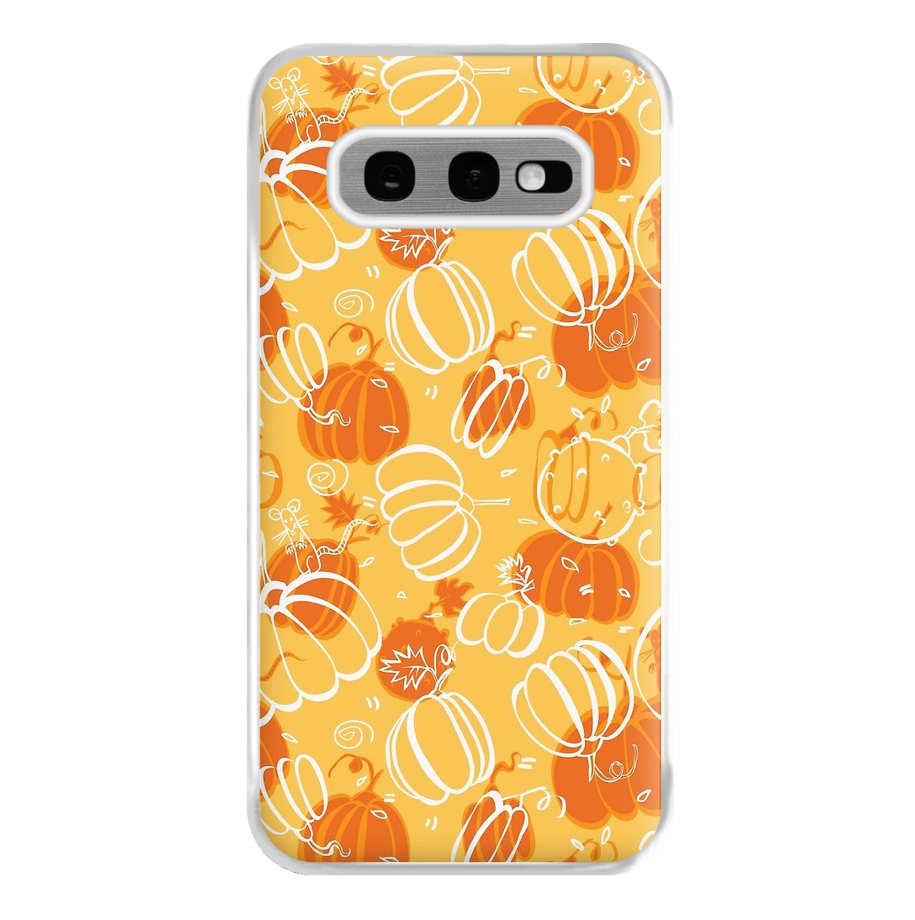 Drawn Pumpkin Pattern Phone Case