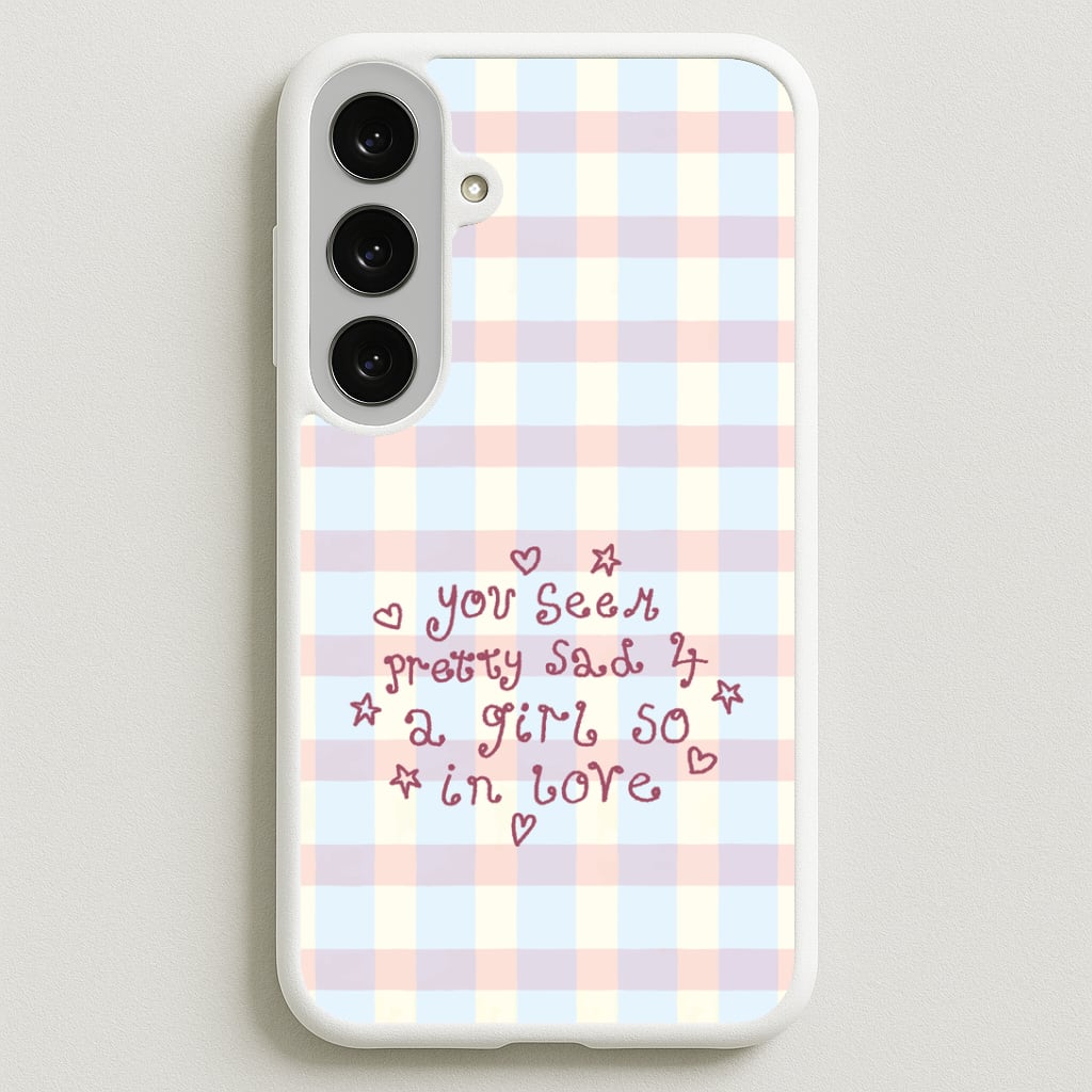 Dreamy Plaid Galaxy S25FE Case