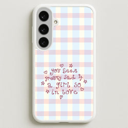 Dreamy Plaid Galaxy S25FE Case