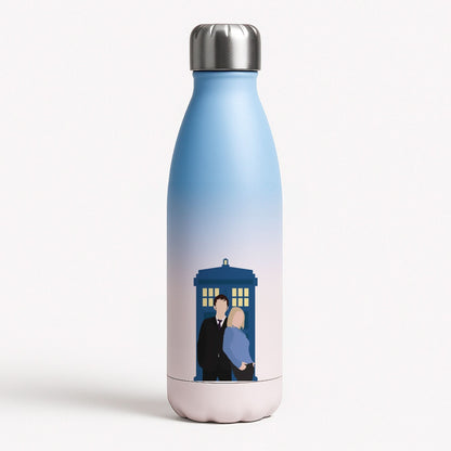 Rose And The Doc Blue Water Bottle