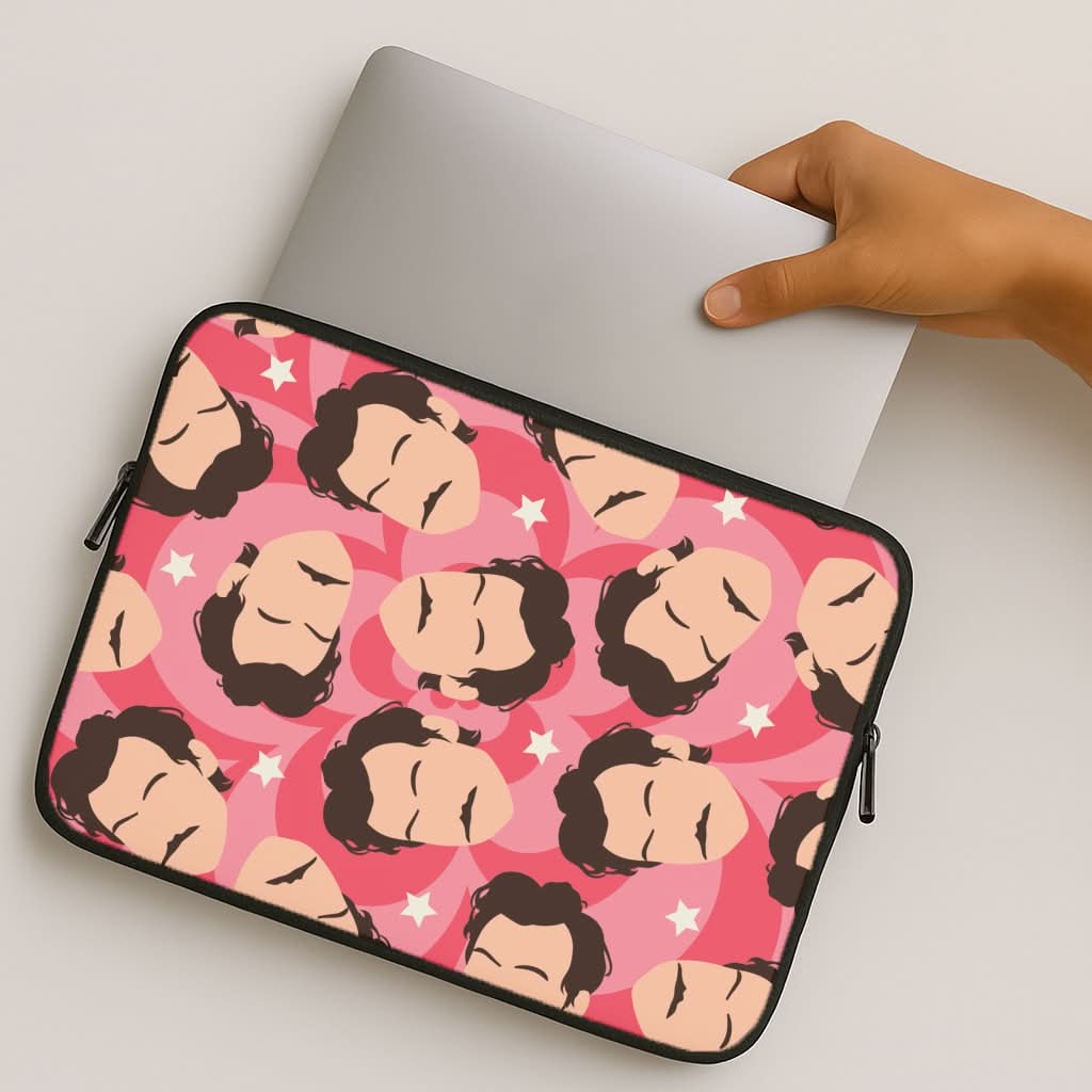 Harry Faceless Pattern MacBook Cover