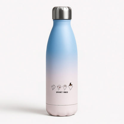 Spooky Vibes Ghosties II Blue Water Bottle