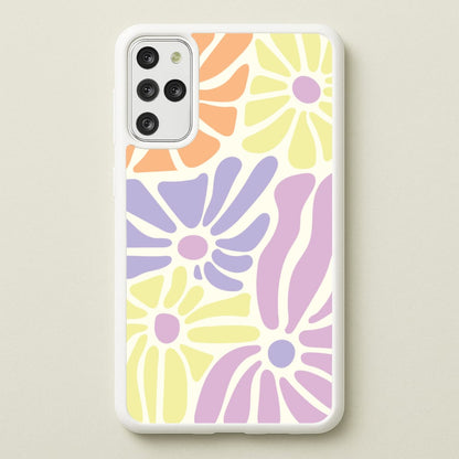 Pastel Abstract Flowers Galaxy S20 Plus Case