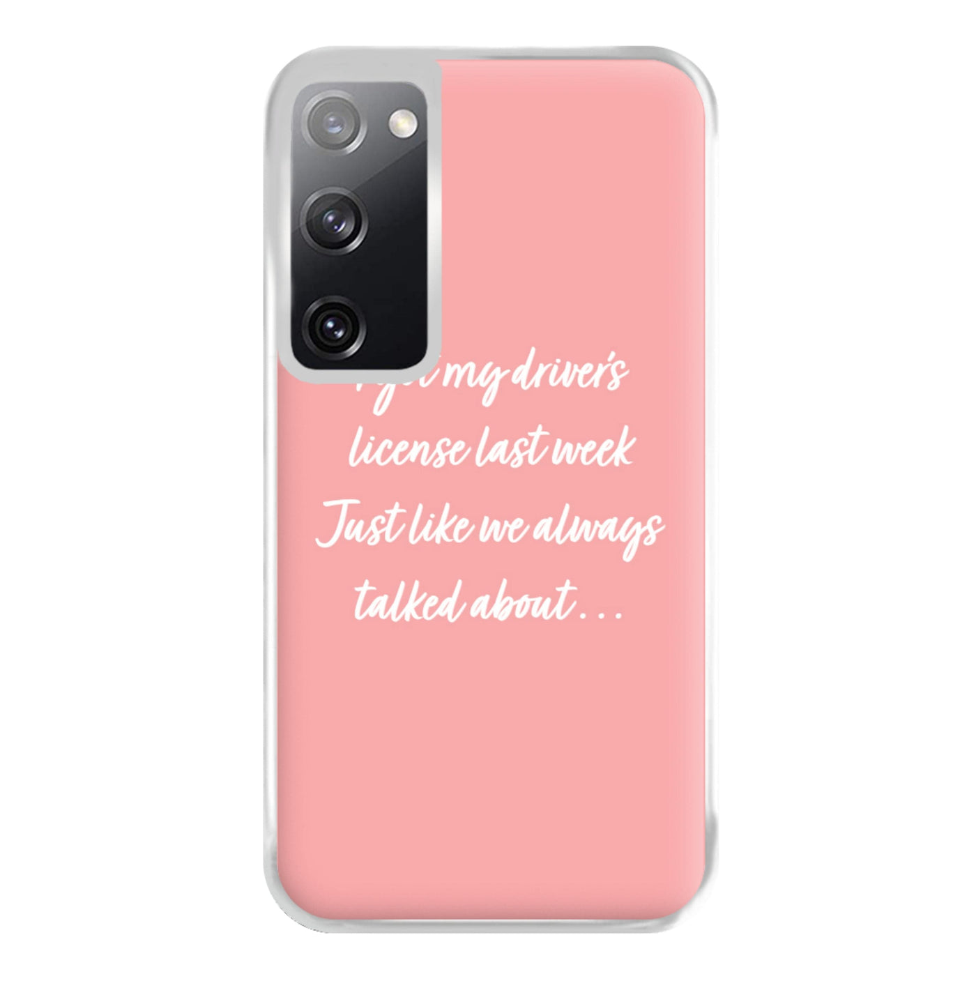 Drivers License Lyrics - Olivia TikTok Phone Case