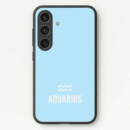 Aquarius Pastel Zodiac Galaxy S25 Case